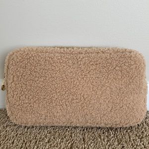 Stoney Clover Lane Hazelnut Sherpa Small Pouch